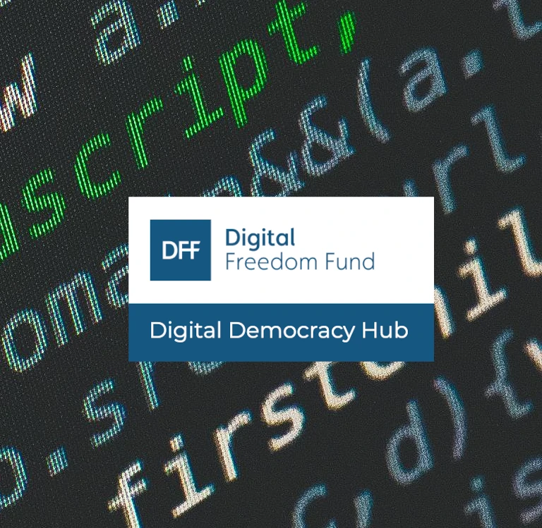 Logo Digital Democracy Hub - DFF